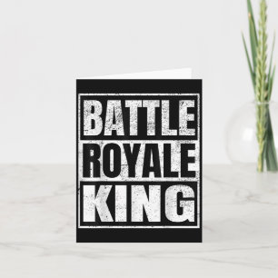 Carte Cadeau de gamer en détresse pour le roi Battle Roy