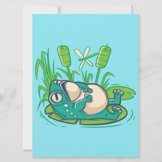 Carte Cadeau de grenouille de paix Cool mignonne | Greno