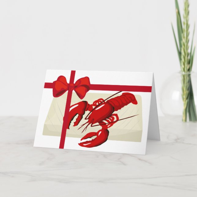 Carte cadeau de homard (Devant)