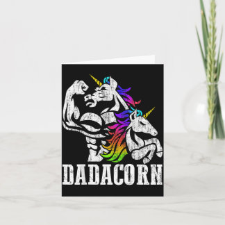 Carte Cadeau de la Fête des Pères Dadacorn pour papa de 