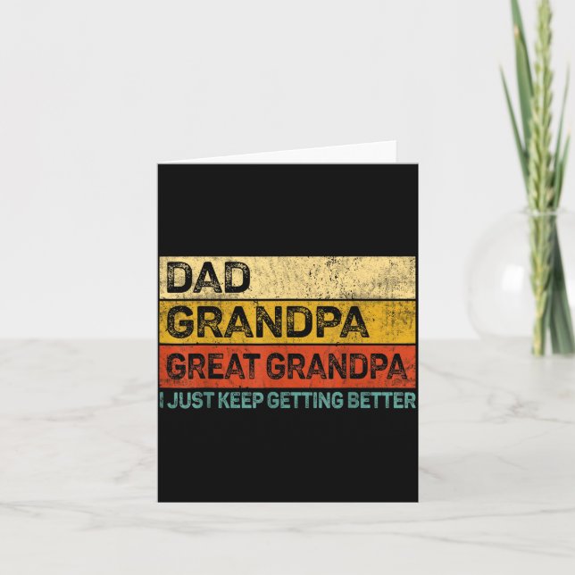 Carte Cadeau de la Fête des Pères de petits-enfants Papa (Devant)