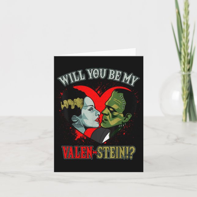 Carte Cadeau de la Saint-Valentin effrayant Merch Franke (Devant)