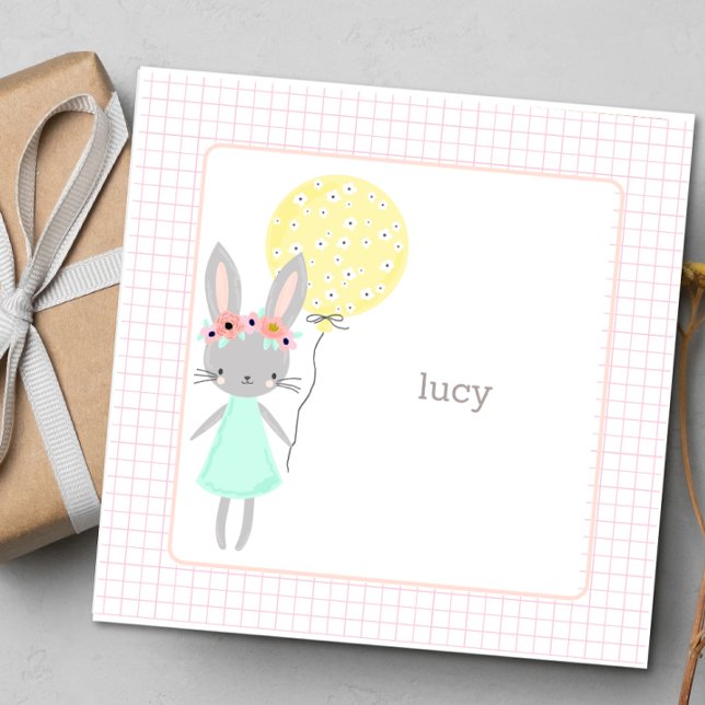 Carte cadeau de lapin de ma fille douce (Créateur téléchargé)
