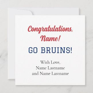 Carte cadeau de l'Université de Belmont (Go Bruins
