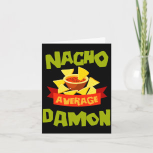 Carte Cadeau de nom d'anniversaire drôle de damon moyen