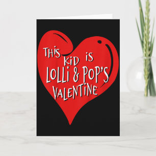 Carte Cadeau de petit-enfant Lolli et Pop Cet enfant est