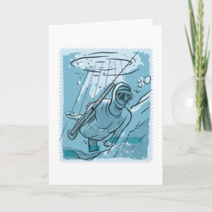 Carte Cadeau de plongée à l'arbalète pour plongeur chass