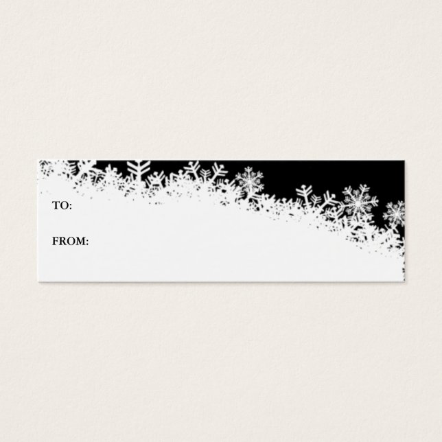 Carte cadeau de vacances Snowflake Edge (Devant)