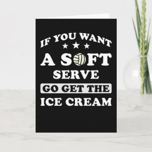 Carte Cadeau de volleyball drôle