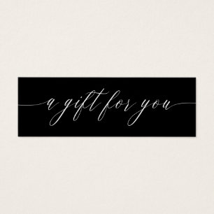Carte cadeau Delicic Calligraphy Black & White