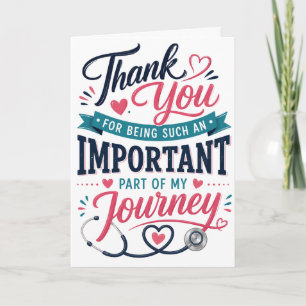 Carte Cadeau d'infirmier de médecin chirurgien thérapeut