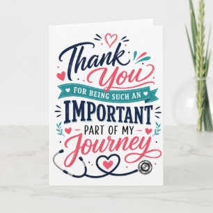 Carte Cadeau d'infirmier de médecin chirurgien thérapeut
