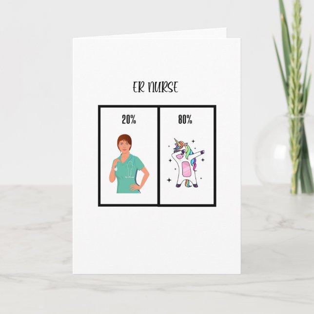 Carte Cadeau D'Infirmière Pour Les Infirmières Des Salle (Devant)