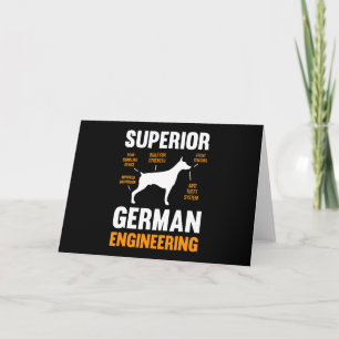 Carte Cadeau Doberman   Ingénierie Allemande Supérieure