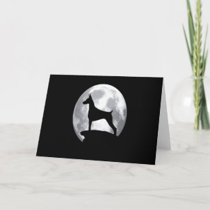 Carte Cadeau Doberman Lune Doberman