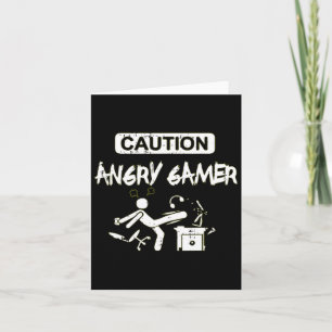 Carte Cadeau drôle de jeu vidéo d'ordinateur de joueur e