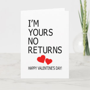 Carte Cadeau drôle de la Saint-Valentin Amoureux Mignons