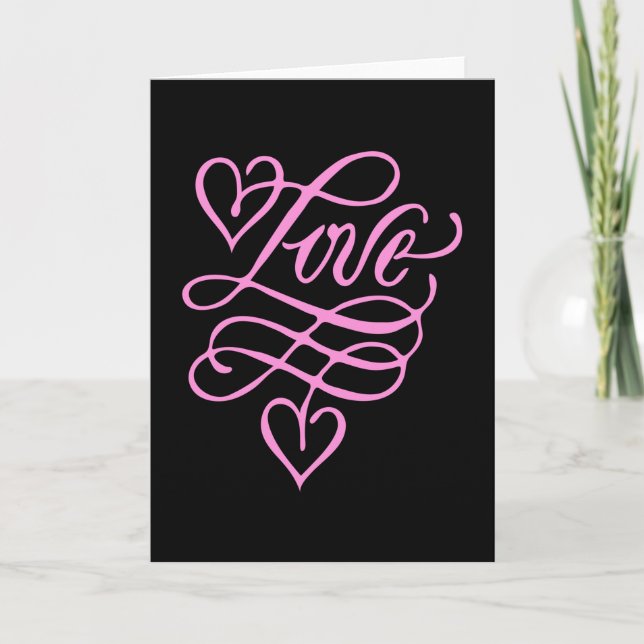 Carte Cadeau drôle de Saint-Valentin amour coeur romanti (Devant)