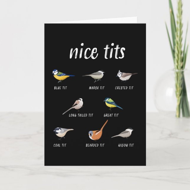Carte Cadeau drôle d'observation d'oiseaux pour l'observ (Devant)
