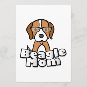 Carte Cadeau du jour de mère de chien d'amour de maman