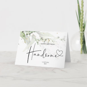 Carte Cadeau du mari Joyeux anniversaire de l'amour beau