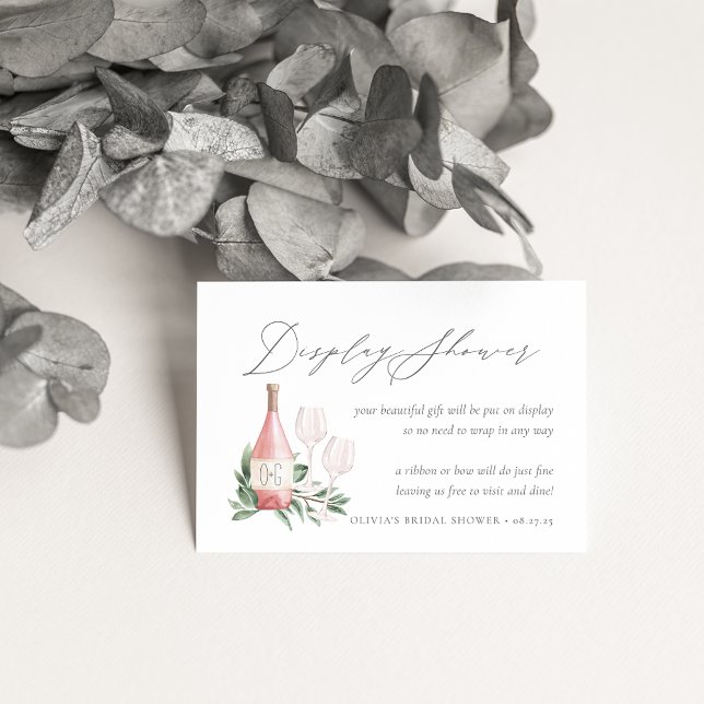 Carte cadeau Fête des mariées vin rosé (Créateur téléchargé)