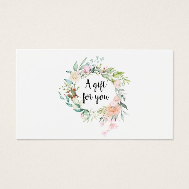 Carte cadeau Garland rose (Devant)