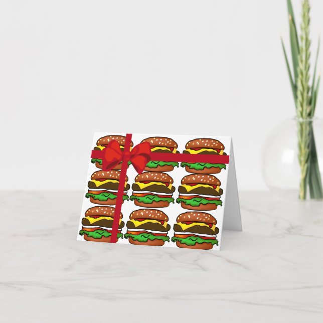 Carte cadeau Hamburger (Devant)