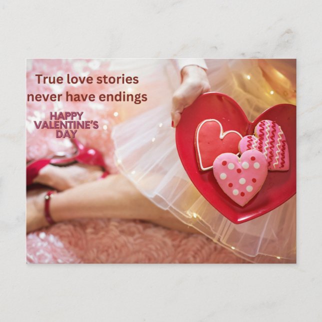 Carte cadeau Heureuse Sainte-Valentin pour elle (Devant)