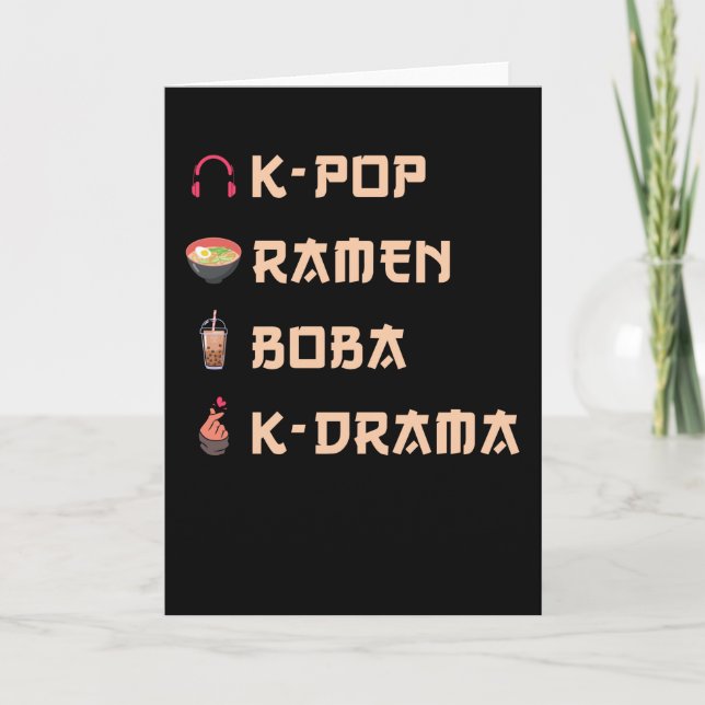 Carte Cadeau KPOP (Devant)