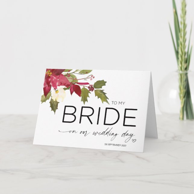 Carte Cadeau Mariage de mariée de la chambre Mariage de  (Devant)