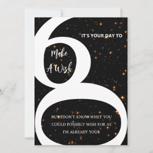 Carte Cadeau Moderne BlackGold pour 60ème Annivers