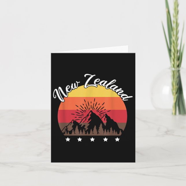 Carte Cadeau Néo-Zélandais Amateur de Rugby  (Devant)