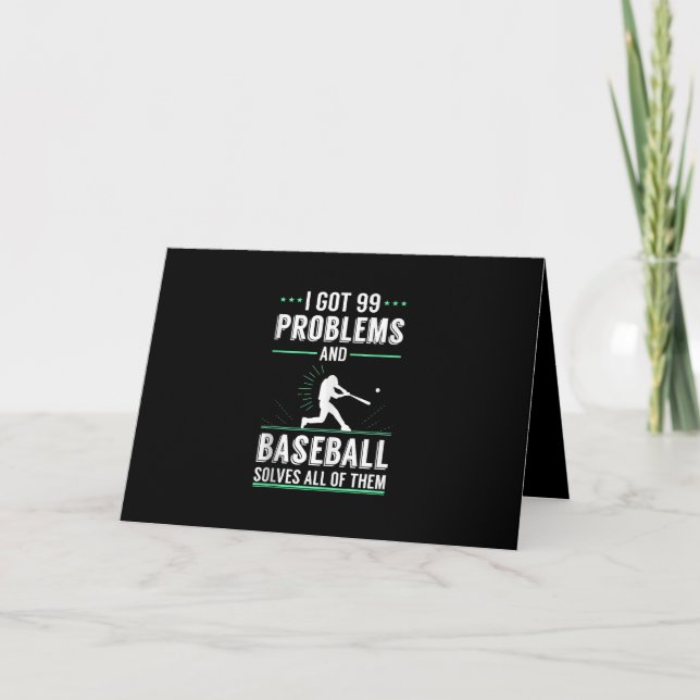 Carte Cadeau nouveauté pour amateur de baseball pour fan (Devant)