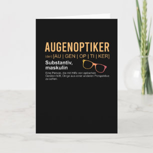 Carte Cadeau Opticien