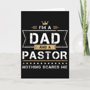 Carte Cadeau Papa et Pasteur Rien ne me fait peur