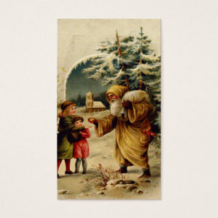 Carte cadeau Père Noël Victorian