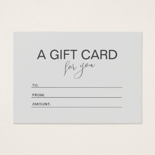 Carte cadeau Pink Minimalist Voucher Montant