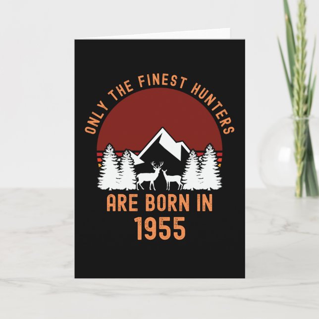 Carte Cadeau pour 66 ans Chasseur de cerfs 66e anniversa (Devant)