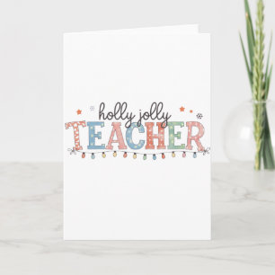 Carte Cadeau pour Enseignant   Prof Joliment Noël