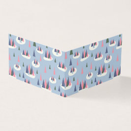 Carte cadeau Retro Snowy Tree