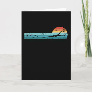 Carte Cadeau Rétro Vintage Pêche sous-marine au Harpon