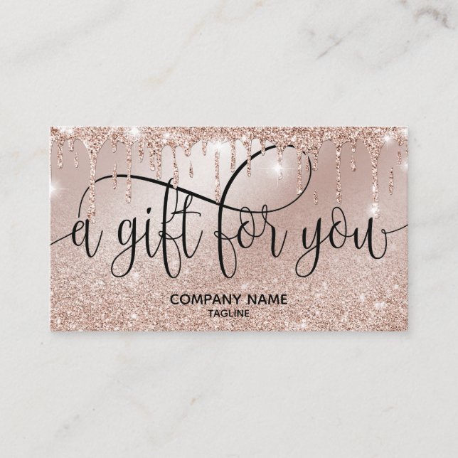 Carte cadeau Rose Gold Drift (Devant)
