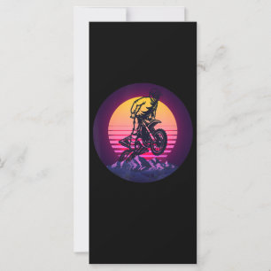 Carte Cadeau vintage Sundown Motorbike Pour Vélos
