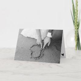 Carte cadeau Wedding shower moderne chic BW Lifest