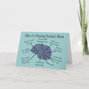 Carte Cadeaux "Cerveau" pour un étudiant en soins infirm