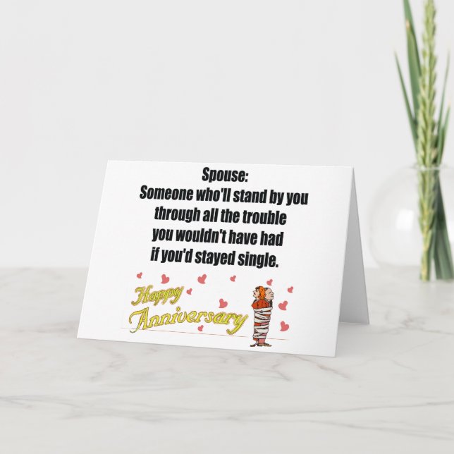 Carte Cadeaux d'anniversaire de mariage (Devant)