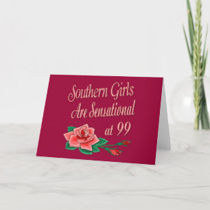 Carte Cadeaux d'anniversaire pour filles du Sud