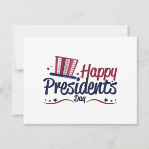 Carte Cadeaux de conception de la Journée du président h