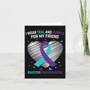 Carte Cadeaux de deuil Perte d'un ami Suicide Sensibilis